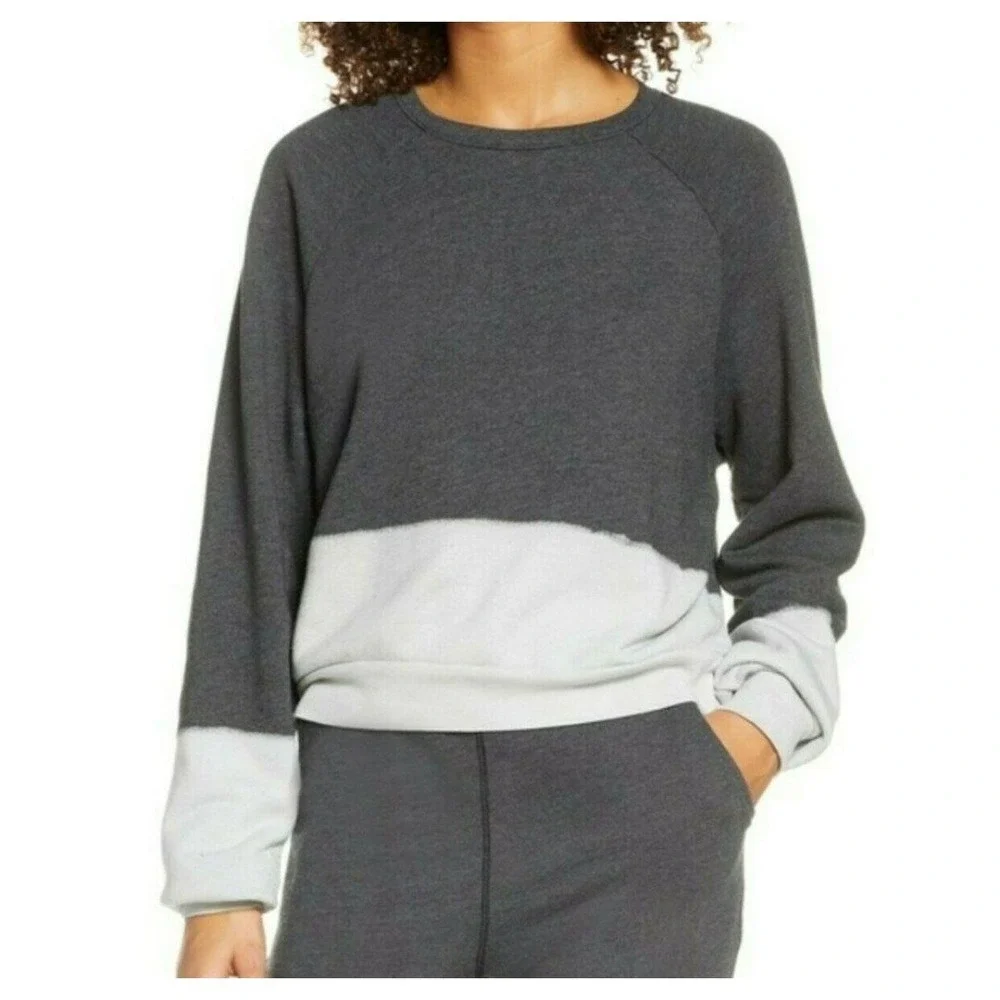 Zella Dip Dye Sweatshirt XS Women NWT